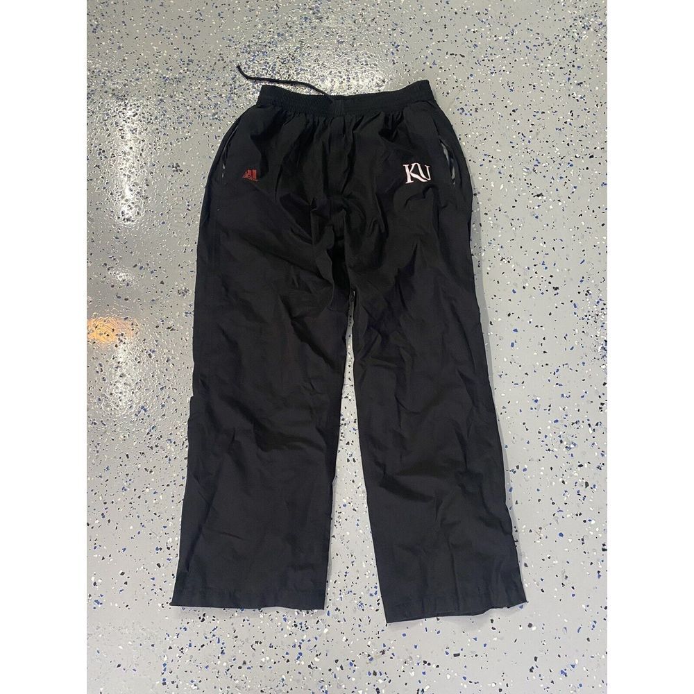 Vintage‎ adidas x Gore Tex KU Jayhawks Pants Size 2XL Men's Black USA Kansas
